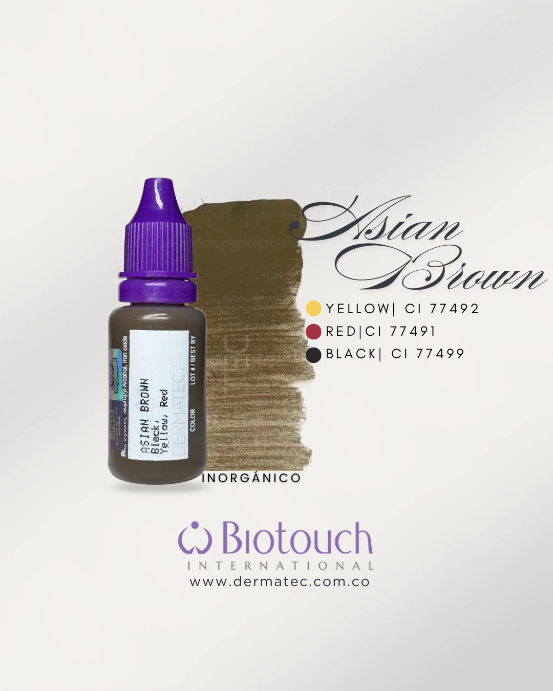 PIGMENTO BIOTOUCH MICROBLADING ASIAN BROWN