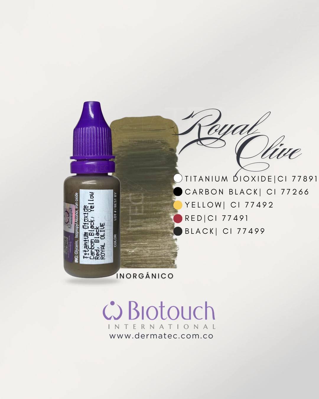 PIGMENTO BIOTOUCH MICROBLADING ROYAL OLIVE