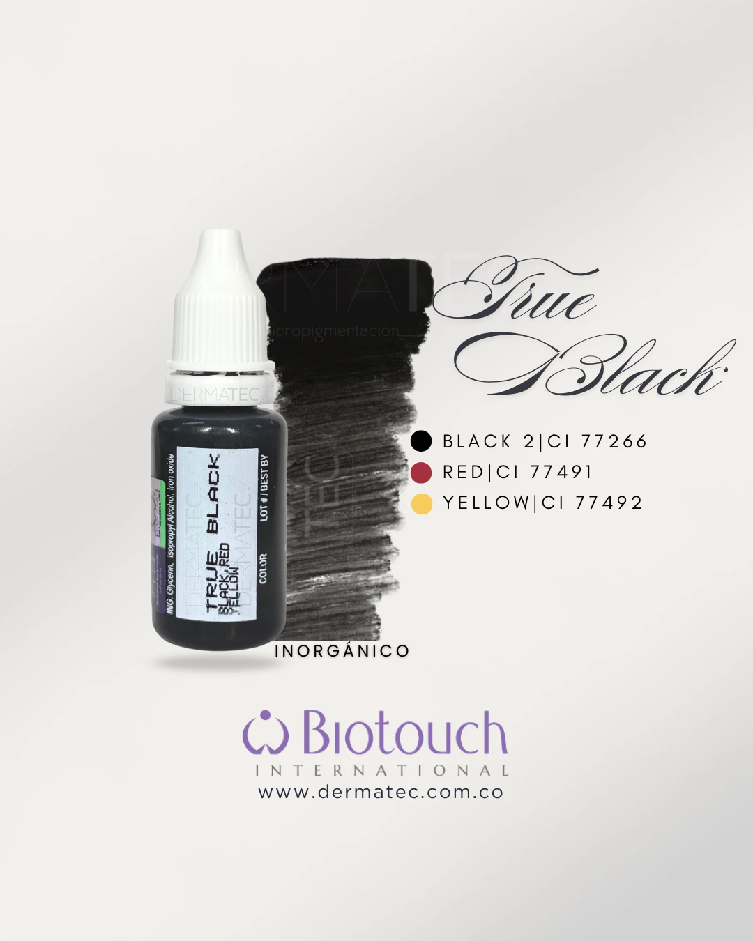 PIGMENTOS BIOTOUCH 1/2 ONZA TRUE BLACK