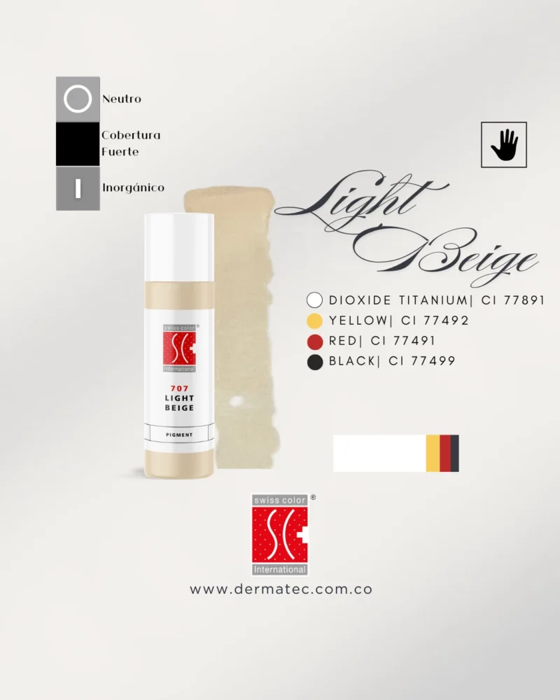 PIGMENTO LIGHT BEIGE 707 SWISS COLOR - Dermatec | Tecnología para la ...