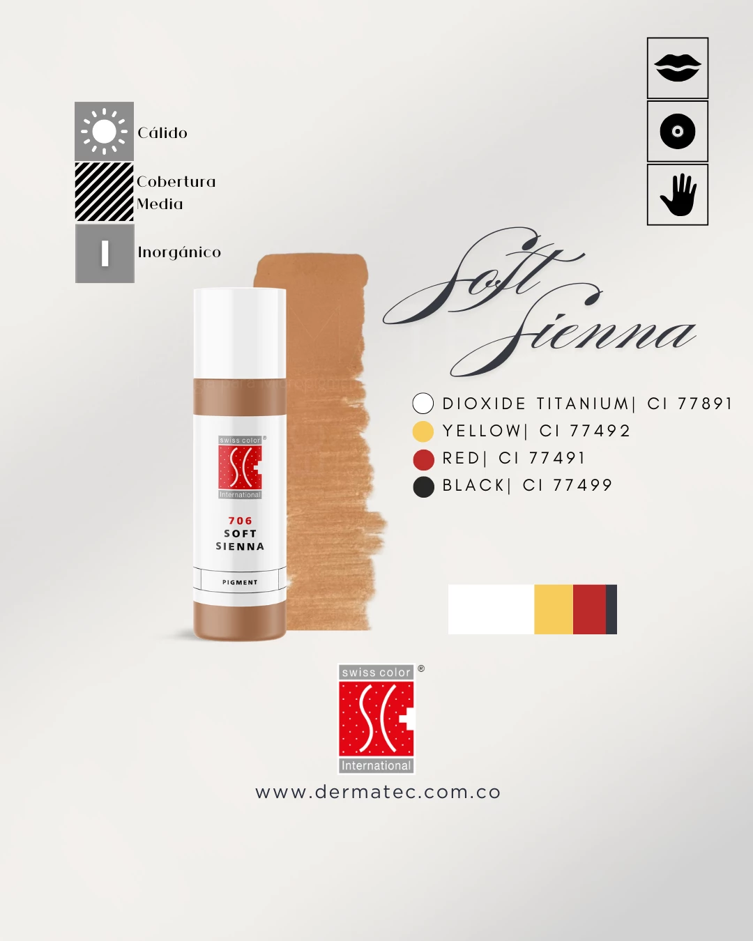 PIGMENTO SOFT SIENNA 706 SWISS COLOR
